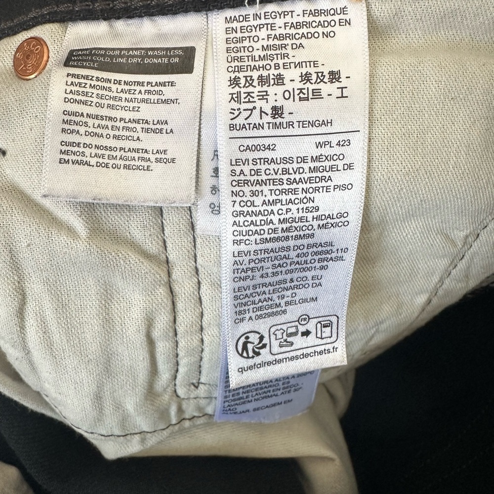 Levi's Black Men's Jeans - Picture 3 of 6